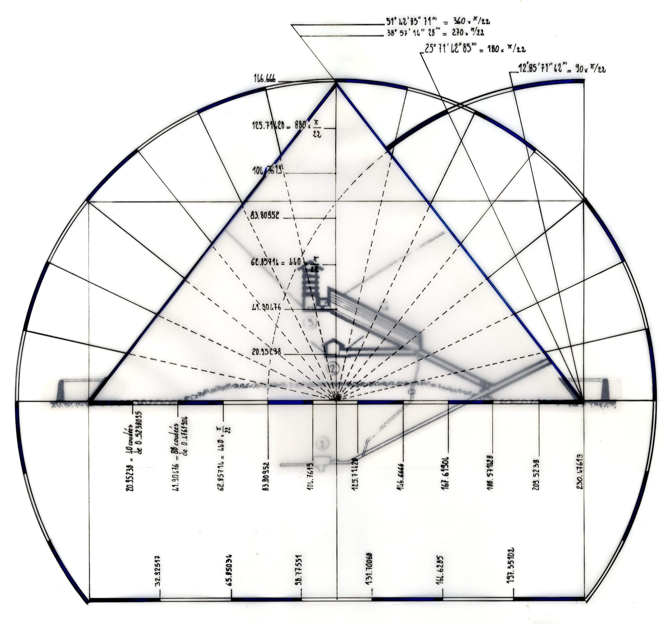 La Géométrie de la coudée Royale dans le dessin de Khéops